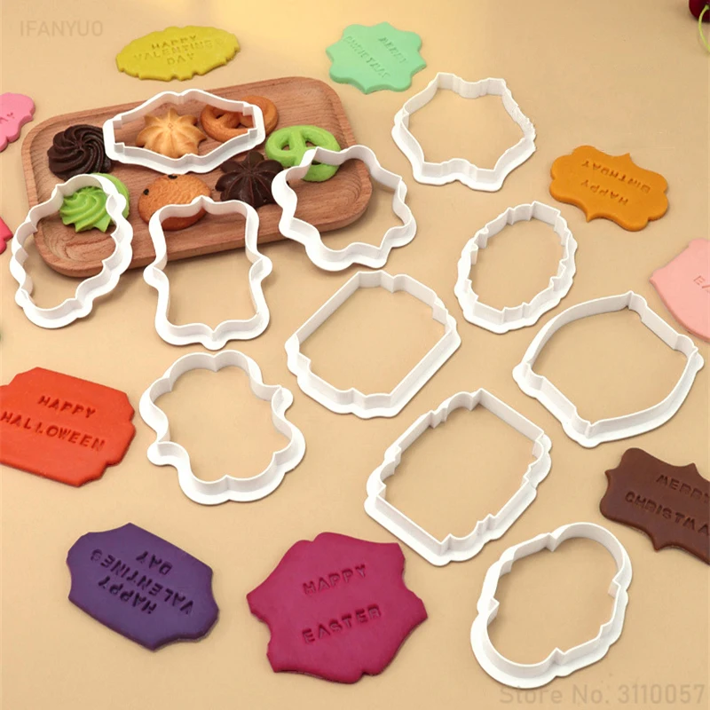 Kitchen Gadgets Name - 4PCS Vintage Plaque Frame Cookie Cutters