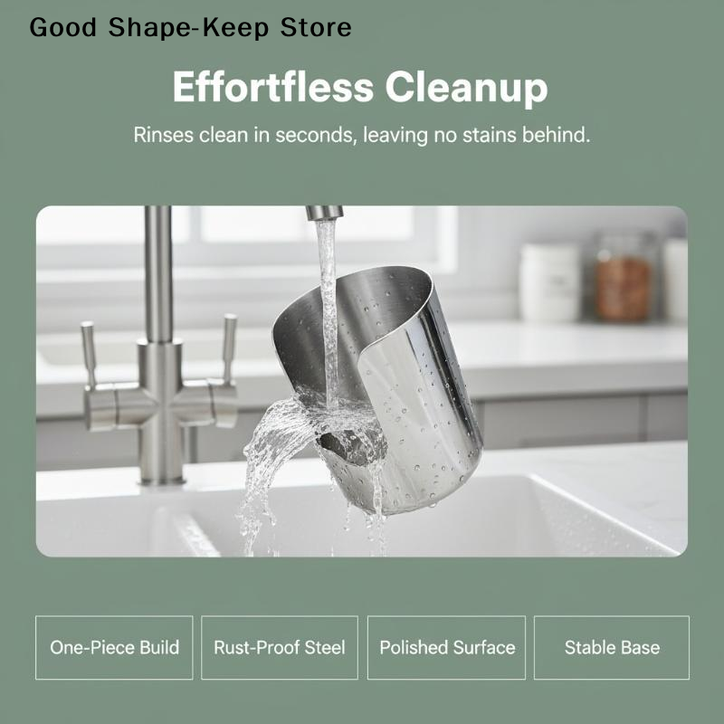 Kitchen Utensil Holder - daily2 in 1 Stainless Steel Kitchen