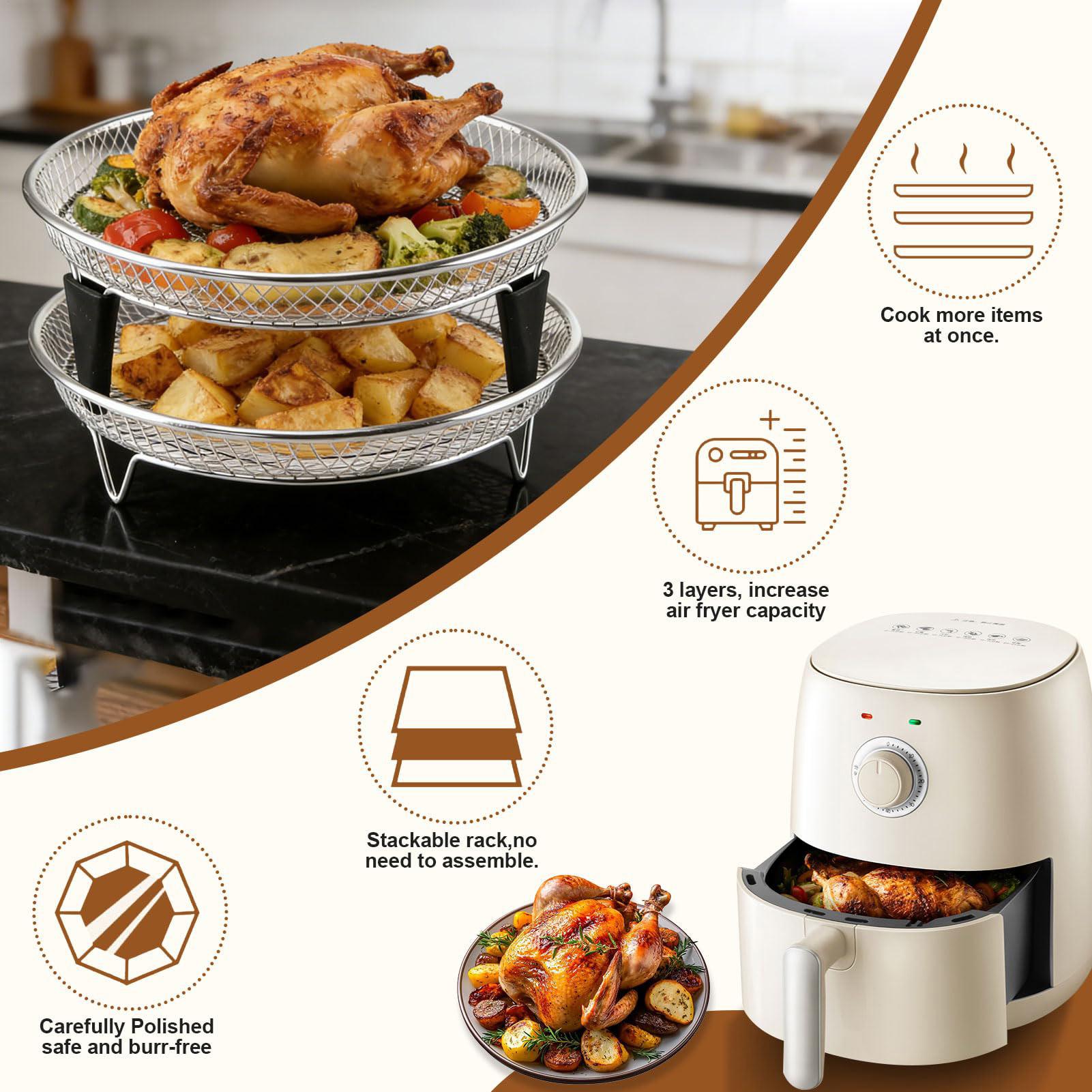 Air Fryer Basket Stainless Ste - Kitchen Gadgets Air Fryer review and price