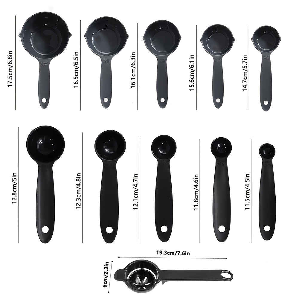 11pcs Plastic Measuring Cups&E - Kitchen Gadgets Products review and price