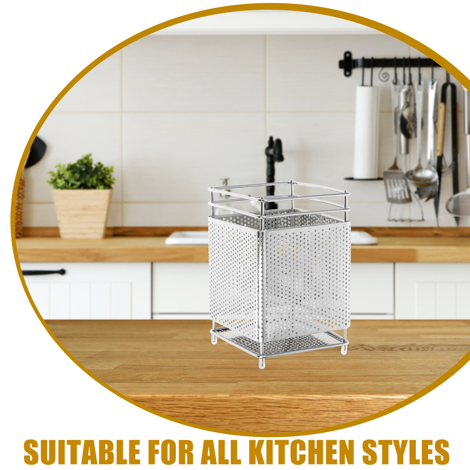 Stainless Steel Hanging Draina - Kitchen Utensil Holder review and price