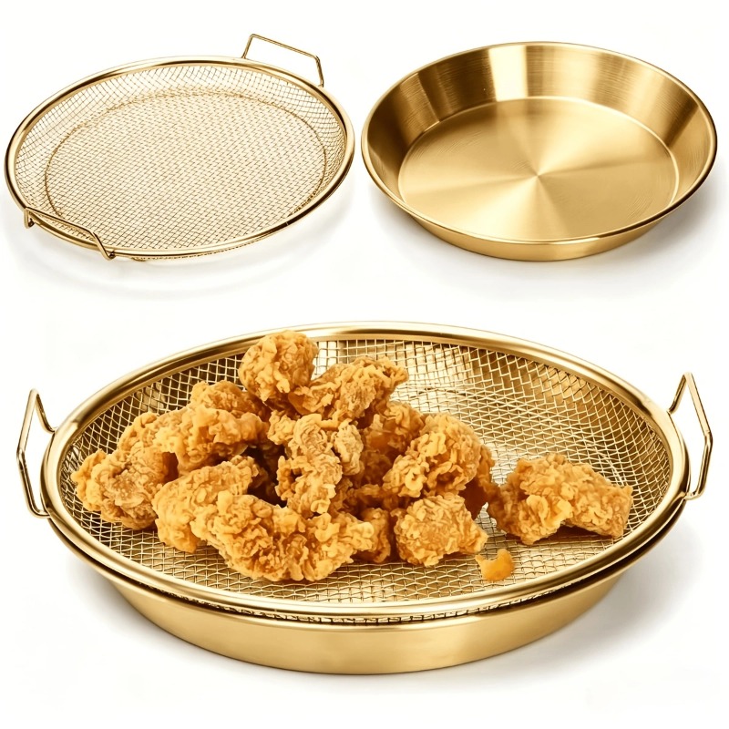 Gold Heavy Duty Deep Fryer Rac - Kitchen Gadgets Air Fryer review and price