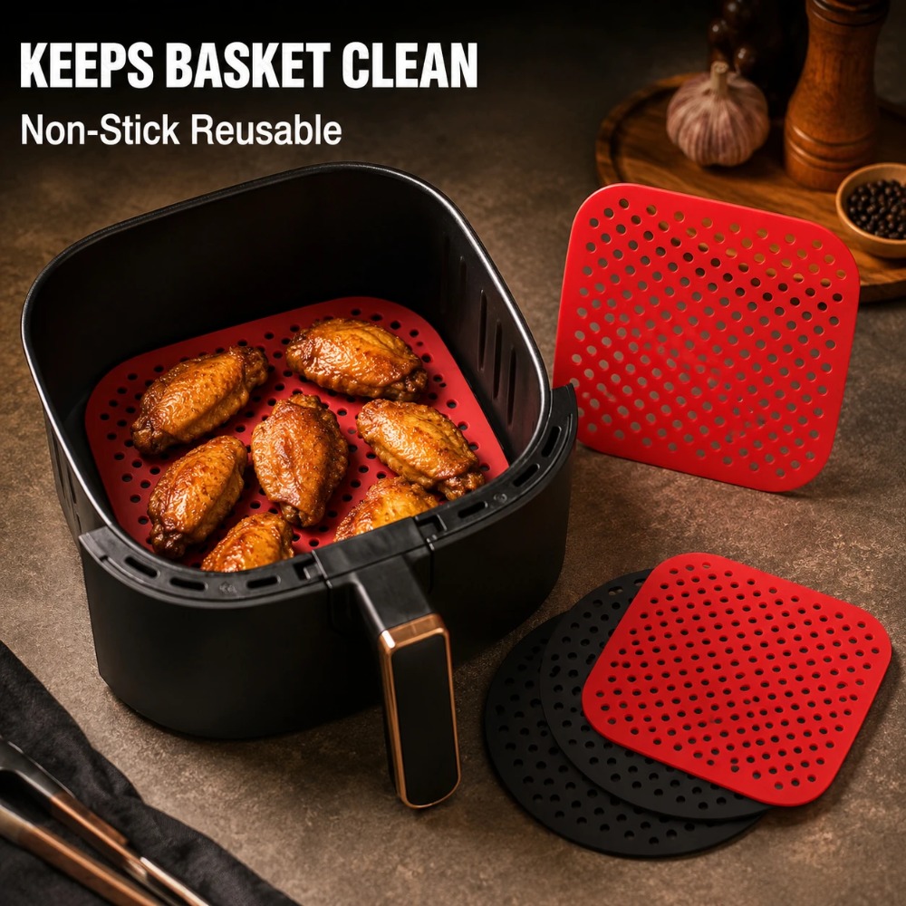 Non Stick Silicone Air Fryer L - Kitchen Gadgets Air Fryer review and price
