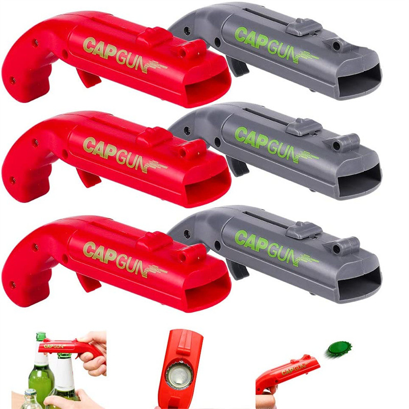 Cap Gun Beer Bottle Opener, Fu - Funny Kitchen Gadgets Gifts review and price