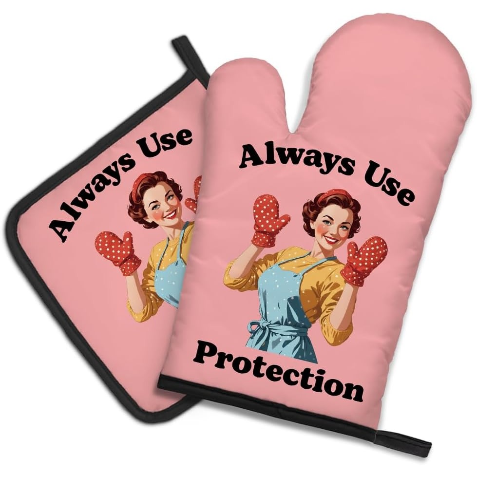 Always Use Protection Funny Ov - Funny Kitchen Gadgets Gifts review and price