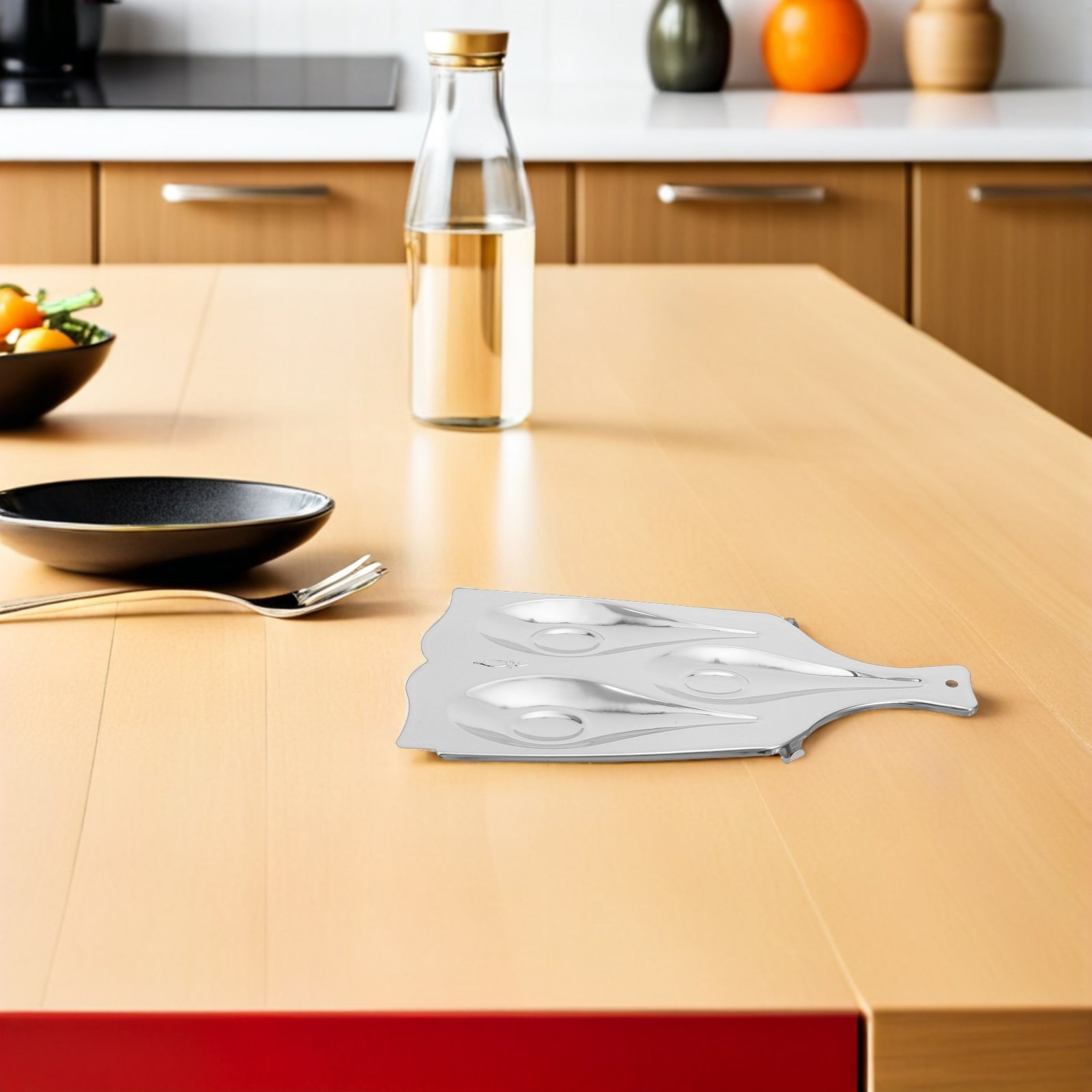 Stainless Steel Three-Compartm - Kitchen Utensil Holder review and price
