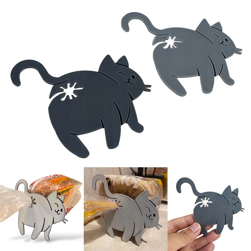 2pcs Funny Cat Butt Bag Clip,  - Funny Kitchen Gadgets Gifts review and price