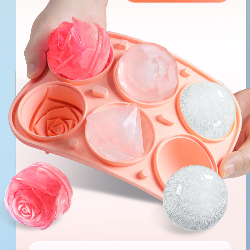 3D Rose Diamond Round Ice Cube - Kitchen Utensil Holder review and price