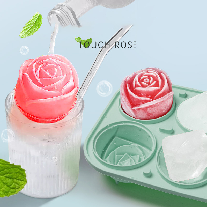 3D Rose Diamond Round Ice Cube - Kitchen Utensil Holder review and price