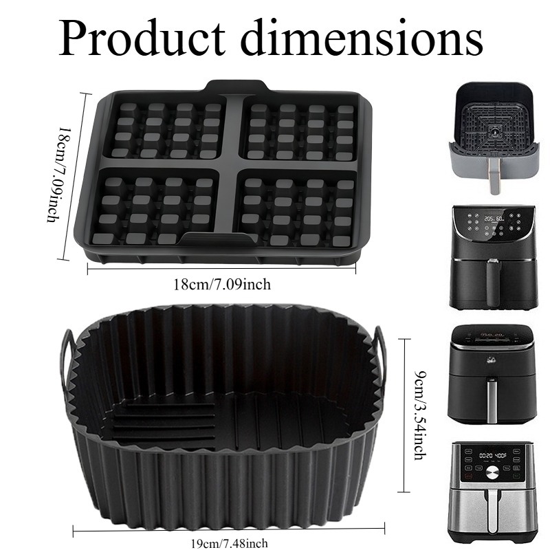 Baking Kit - Square Air Fryer  - Kitchen Gadgets Air Fryer review and price