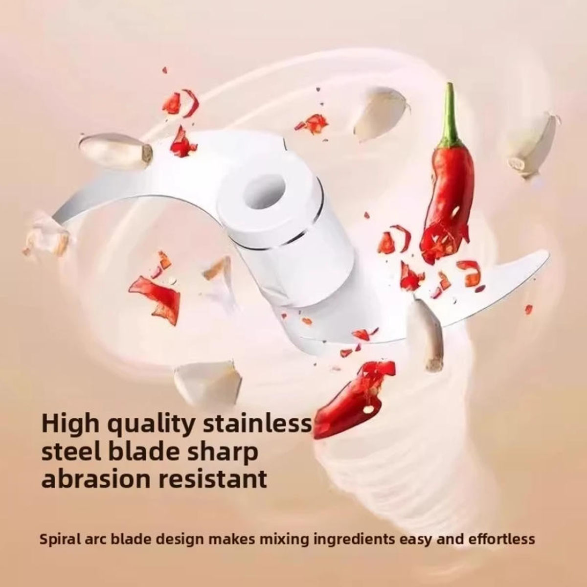 1PC Electric Garlic Chopper Mi - Kitchen Gadgets Blender review and price