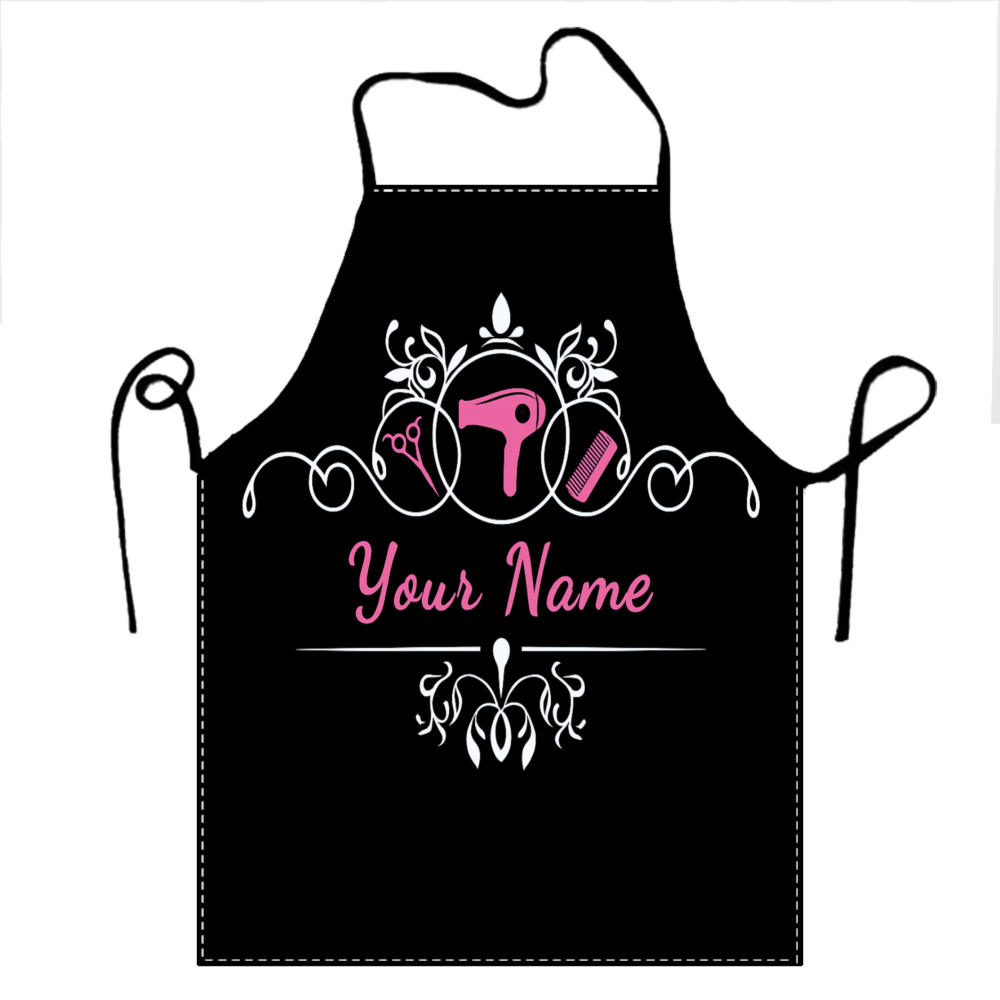 Hair Salon Apron Personalized  - Kitchen Gadgets Name review and price