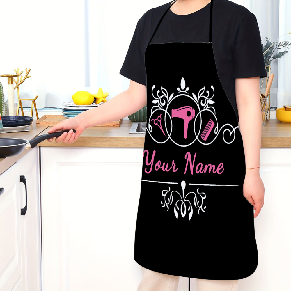Hair Salon Apron Personalized  - Kitchen Gadgets Name review and price