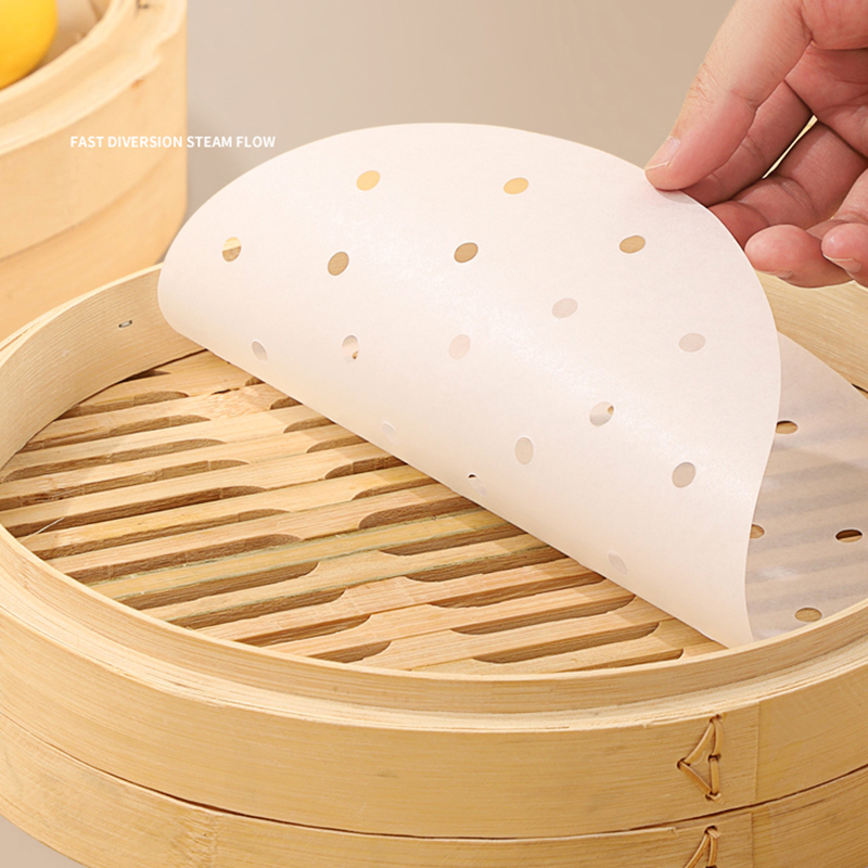 50pcs Bamboo Steamer Papers Di - Kitchen Gadgets Air Fryer review and price