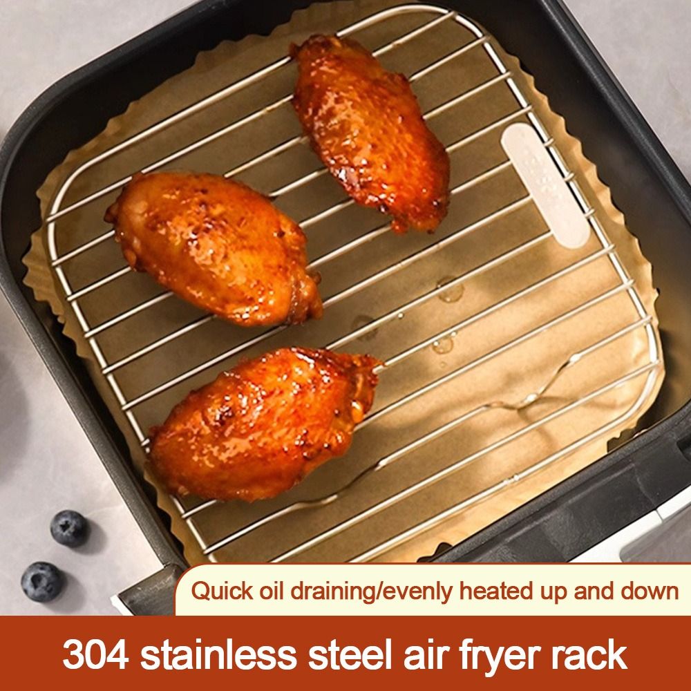Round Square Cooking Rack With - Kitchen Gadgets Air Fryer review and price