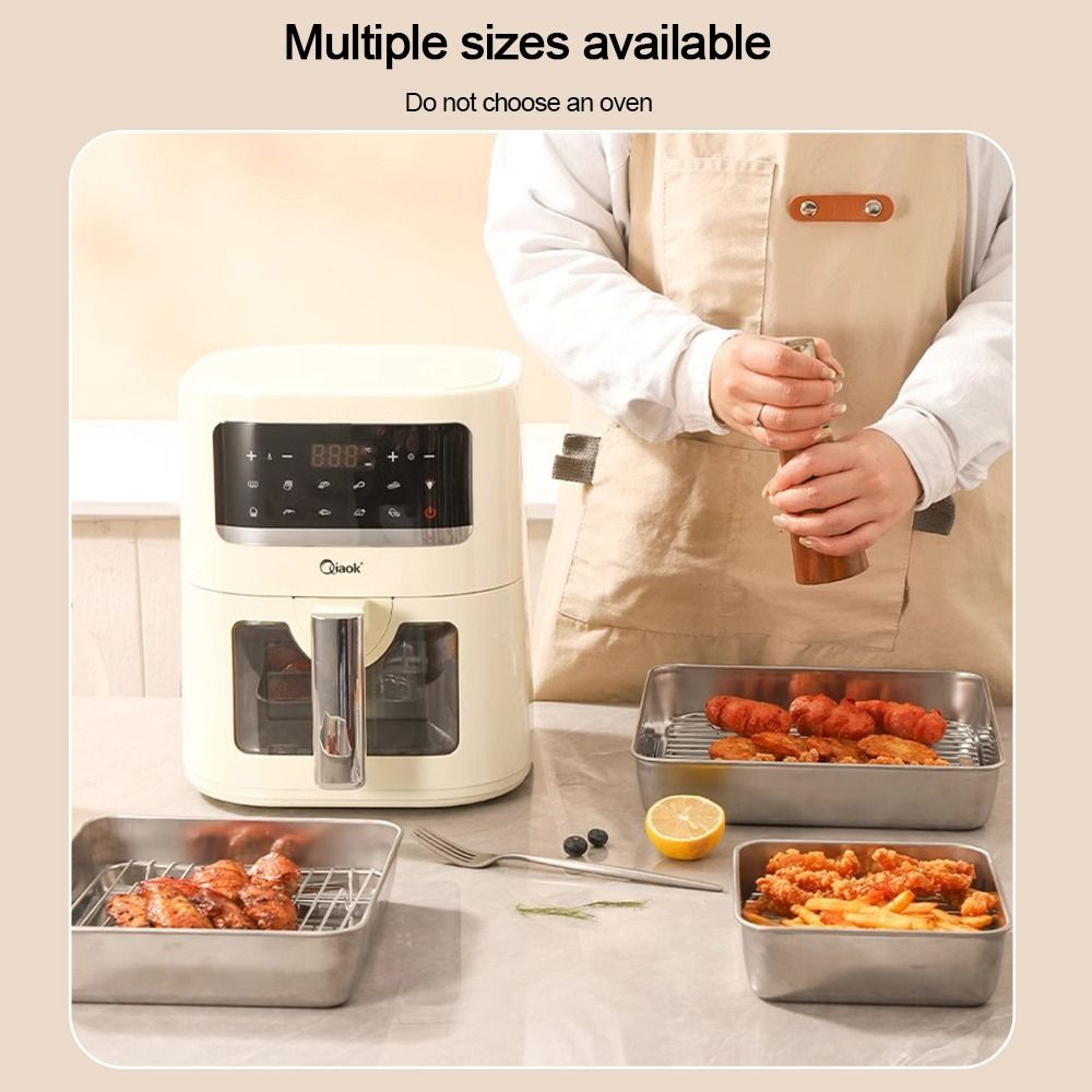 Round Square Cooking Rack With - Kitchen Gadgets Air Fryer review and price