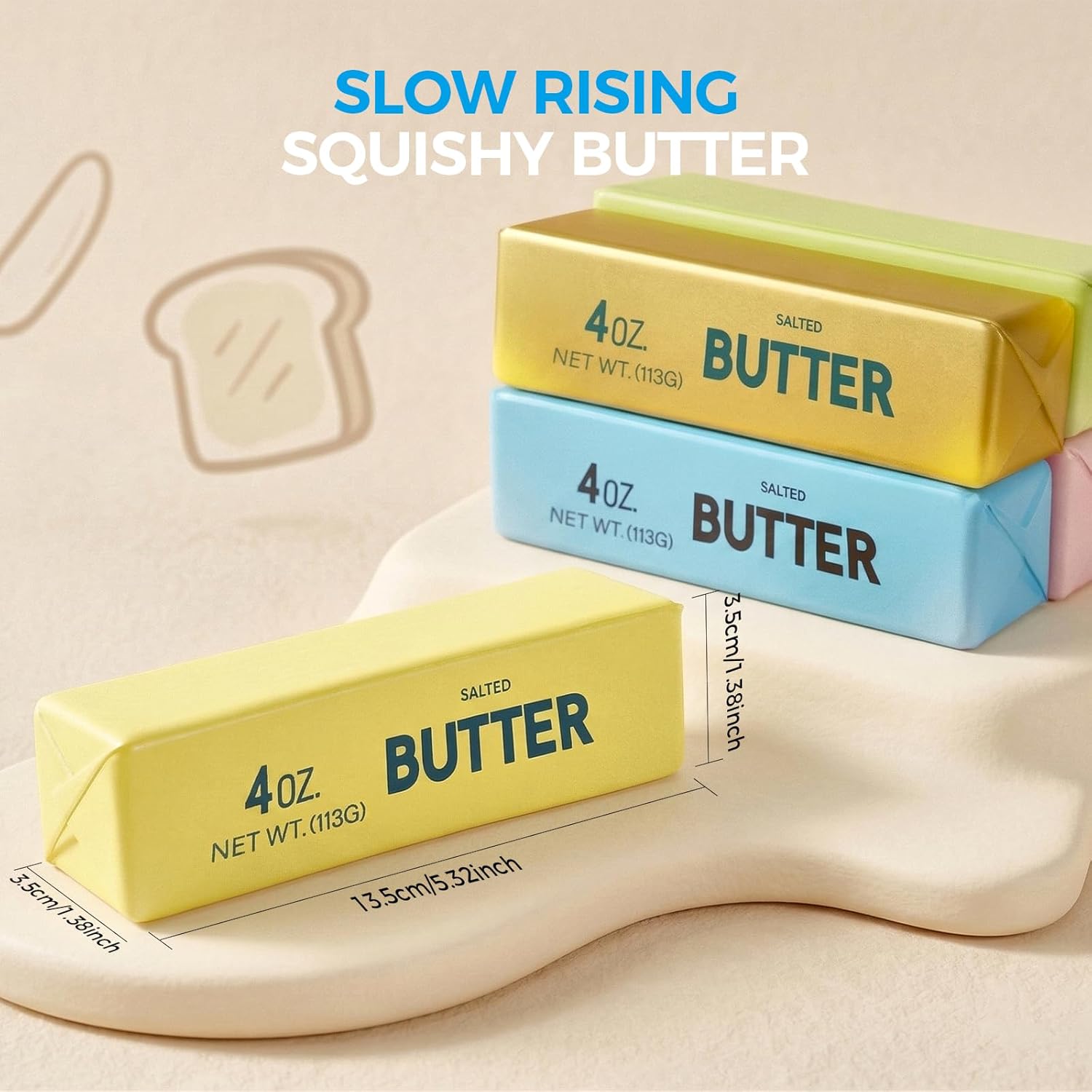 New Soft Slow Rebound Butter S - Funny Kitchen Gadgets Gifts review and price