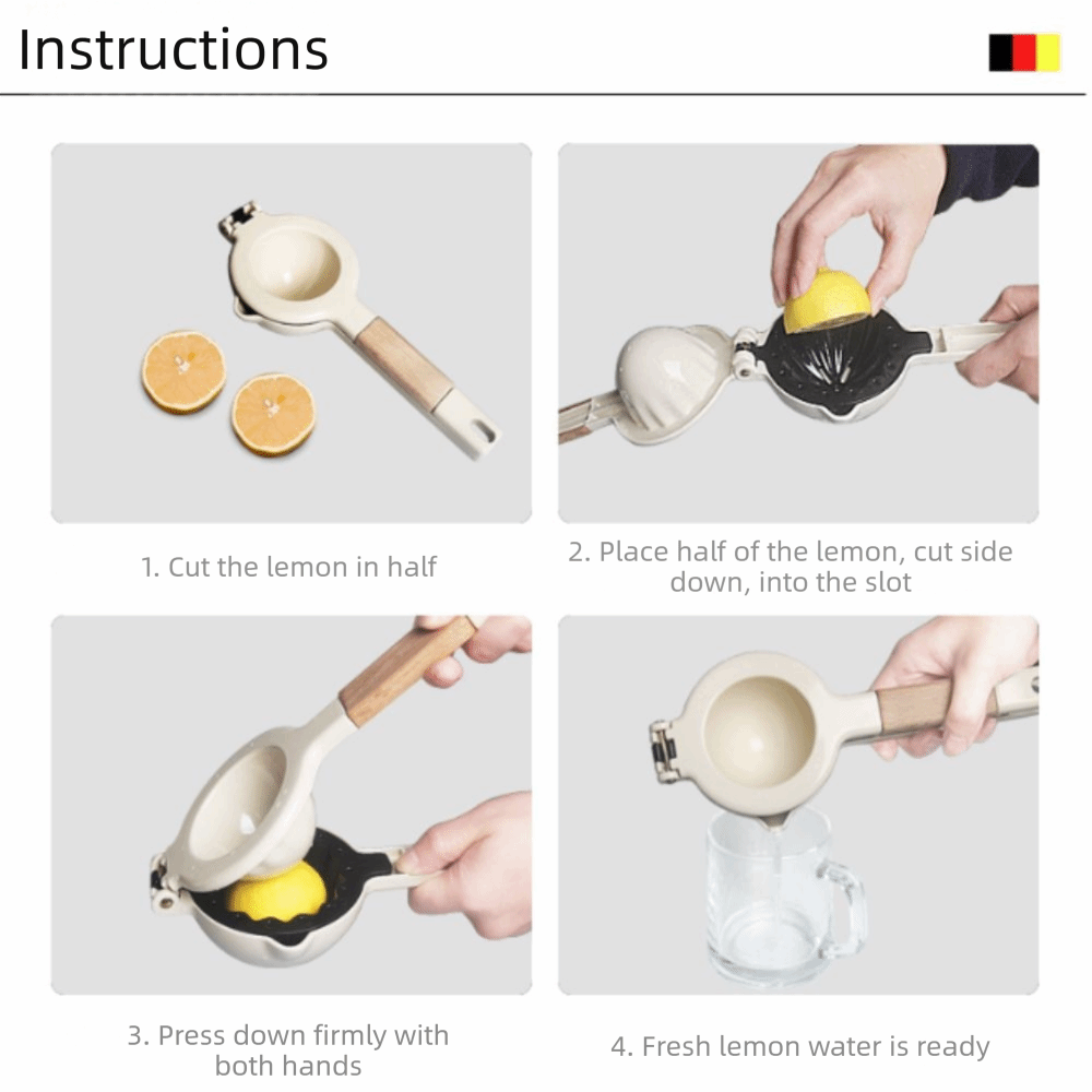 Zinc Ally Wood Handle Citrus J - Citrus Lemon Squeezer review and price