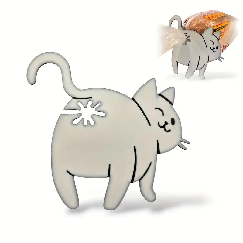 2pcs Funny Cat Butt Bag Clip,  - Funny Kitchen Gadgets Gifts review and price