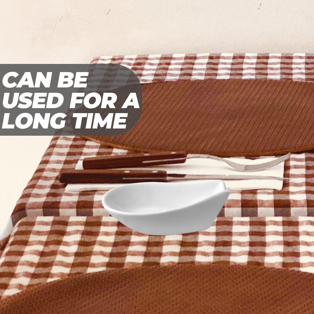 4Pcs Ceramic Spoon Rest Set El - Kitchen Utensil Holder review and price